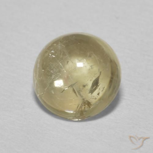 Turmalina Luz amarela Natural 1.40ct, Redondo, Transparente