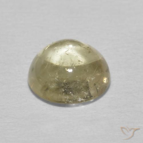 Turmalina Luz amarela Natural 1.40ct, Redondo, Transparente