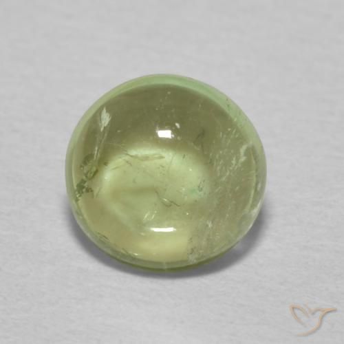 0.76ct Natural Terra Verde Turmalina, Redondo, Transparente