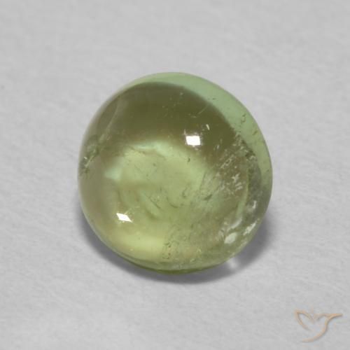 Turmalina Terra Verde Natural 0.76ct, Redondo, Transparente