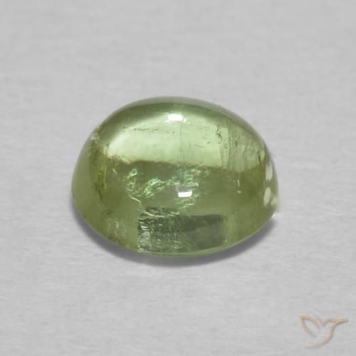 Turmalina Terra Verde Natural 0.76ct, Redondo, Transparente