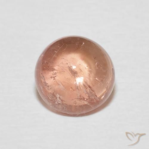 1.50ct Natural Luz rosa Turmalina, Redondo, Transparente