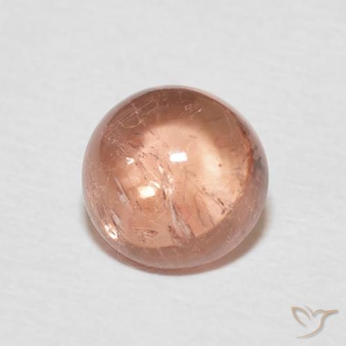 Turmalina Luz rosa Natural 1.50ct, Redondo, Transparente