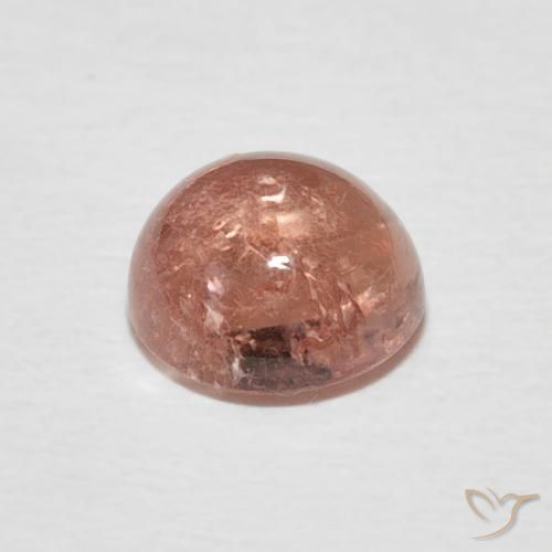 Turmalina Luz rosa Natural 1.50ct, Redondo, Transparente