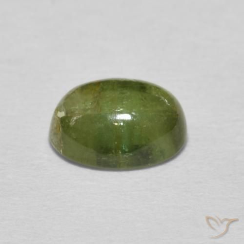 Turmalina Terra Verde Natural 1.24ct, oval, Transparente