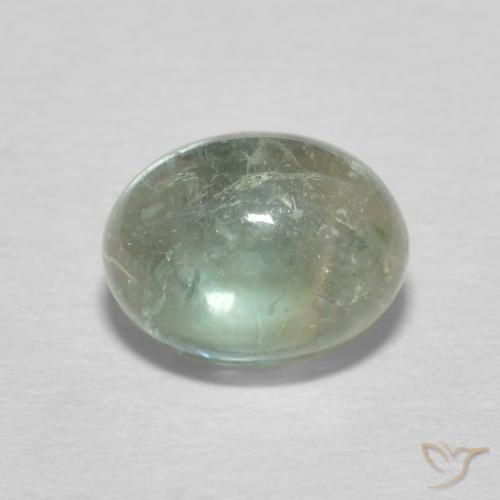 1.96ct Natural Verde muito claro Turmalina, oval, Transparente