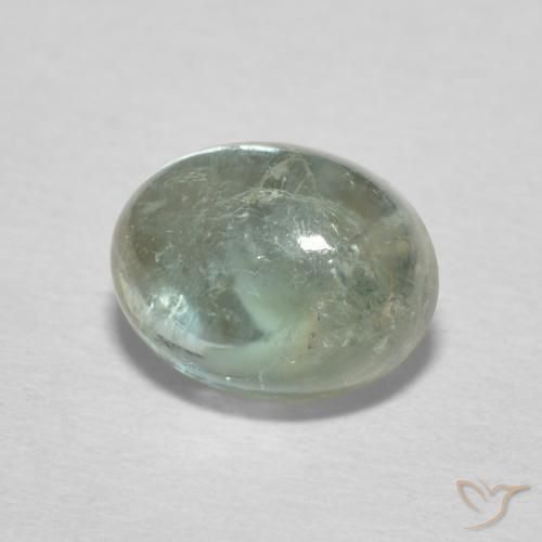 Turmalina Verde muito claro Natural 1.96ct, oval, Transparente