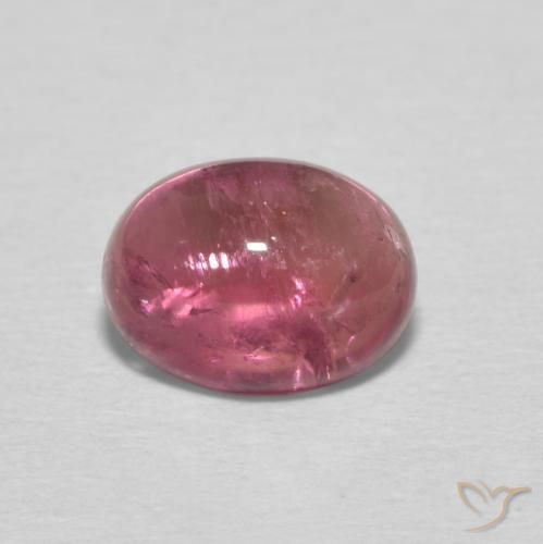 1.31ct Natural rosa médio Turmalina, oval, Transparente
