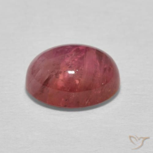 Turmalina Rosa escuro Natural 1.79ct, oval, Transparente