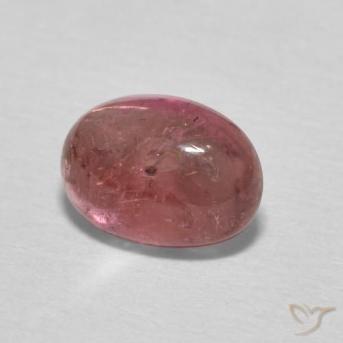 Turmalina Rosa escuro Natural 1.34ct, oval, Transparente