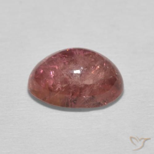 Turmalina Vermelho cereja arroxeado Natural 1.64ct, oval, Transparente