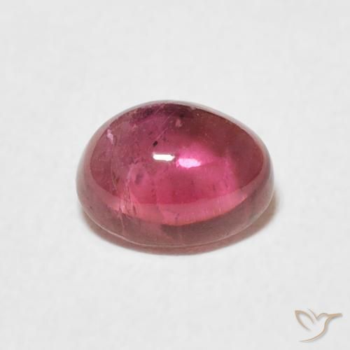 0.66ct Natural Magenta Profundo Turmalina, oval, Transparente