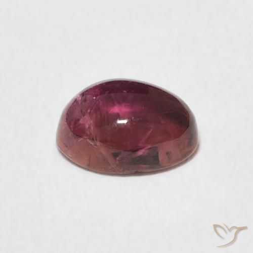 Turmalina Magenta Profundo Natural 0.66ct, oval, Transparente