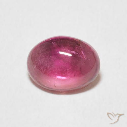 0.75ct Natural Magenta Profundo Turmalina, oval, Transparente