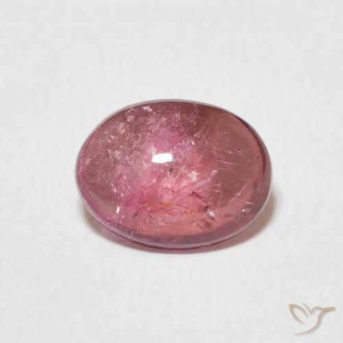 1.40ct Natural Dark PInk Turmalina, oval, Transparente
