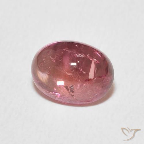 Turmalina rosa médio Natural 1.79ct, oval, Transparente
