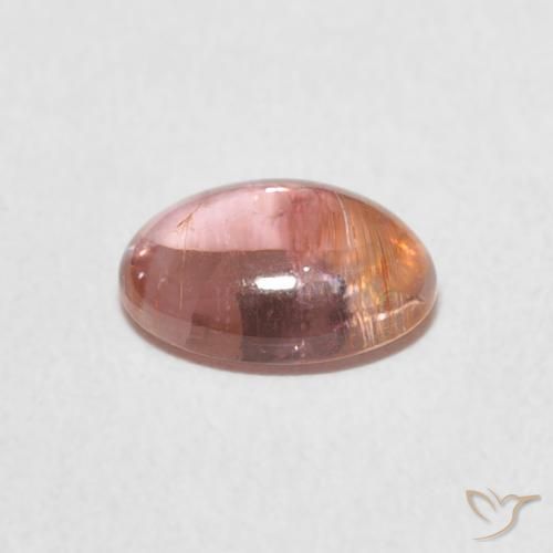 Turmalina Luz rosa Natural 1.30ct, oval, Transparente