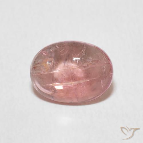 1.28ct Natural rosa médio Turmalina, oval, Transparente