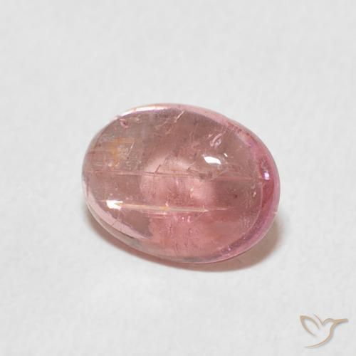 Turmalina rosa médio Natural 1.28ct, oval, Transparente