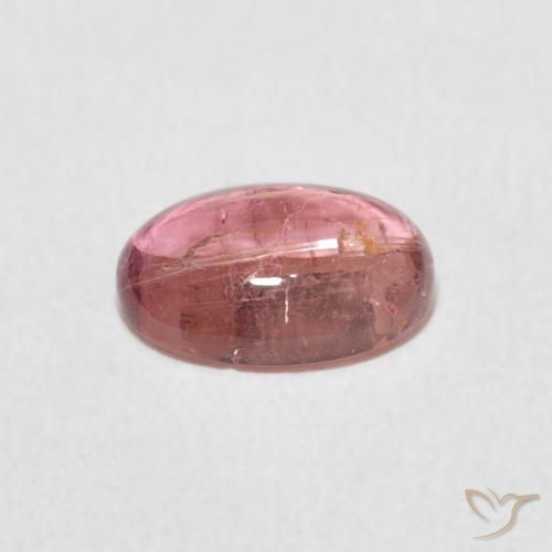 Turmalina rosa médio Natural 1.28ct, oval, Transparente