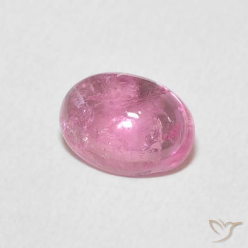 1.14ct Natural Rosa chiclete Turmalina, oval, Transparente