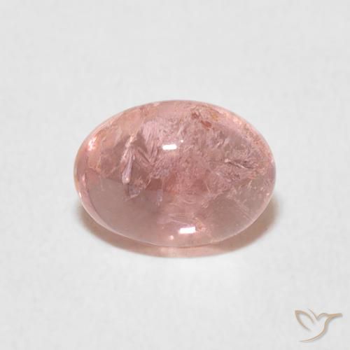 1.38ct Natural rosa rosa Turmalina, oval, Transparente