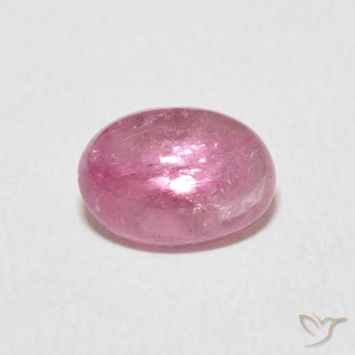 1.19ct Natural Rosa quente Turmalina, oval, Transparente