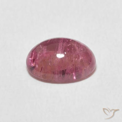 Turmalina Rosa Intenso Natural 1.55ct, oval, Transparente