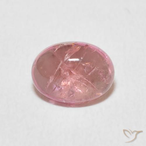 1.48ct Natural rosa rosa Turmalina, oval, Transparente