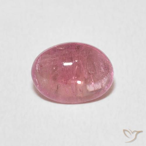 1.23ct Natural Rosa chiclete Turmalina, oval, Transparente