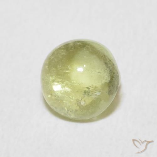 Turmalina Verde Pêra Claro Natural 0.96ct, Redondo, Transparente