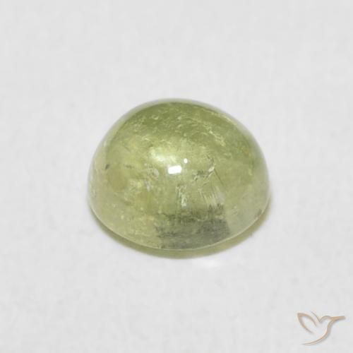 Turmalina Verde Pêra Claro Natural 0.96ct, Redondo, Transparente