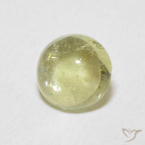 Turmalina Verde Pêra Claro Natural 0.84ct, Redondo, Transparente