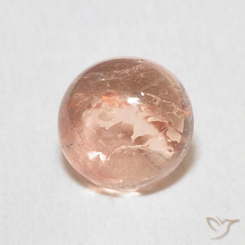1.01ct Natural rosa médio Turmalina, Redondo, Transparente