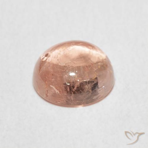 Turmalina rosa médio Natural 1.01ct, Redondo, Transparente