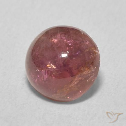 Turmalina Medium Dark-Pink Natural 1.63ct, Redondo, Transparente