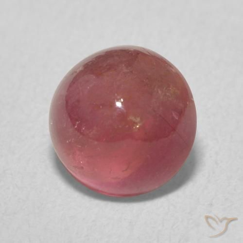 Turmalina Rosa escuro Natural 1.83ct, Redondo, Transparente