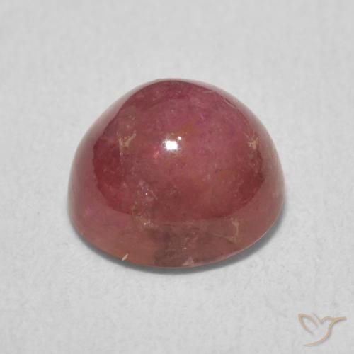 Turmalina Rosa escuro Natural 1.83ct, Redondo, Transparente