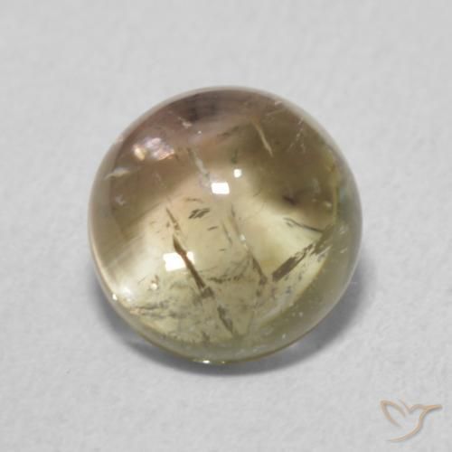 Turmalina Multicolorido Natural 1.89ct, Redondo, Transparente