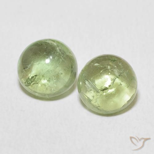 3.17ctw Natural Verde Limão Claro Turmalina, Redondo, Transparente