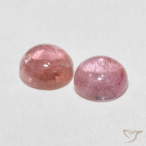 Pedras preciosas de Turmalina Luz rosa natural de 2.18 ct, Redondo, Transparente
