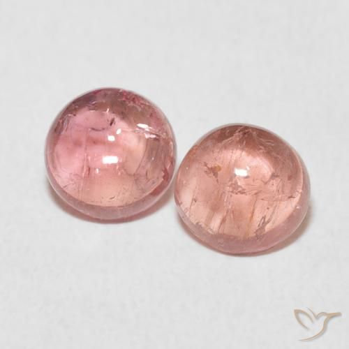 1.90ctw Natural Rosa chiclete Turmalina, Redondo, Transparente