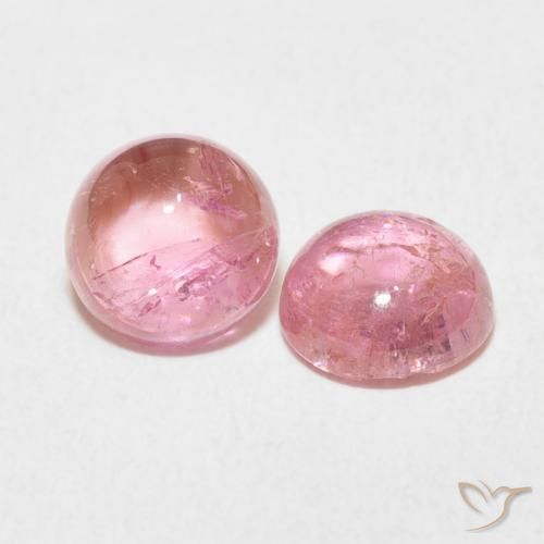 Pedras preciosas de Turmalina Tom Rosa Chiclete natural de 2.68 ct, Redondo, Transparente