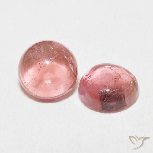 Pedras preciosas de Turmalina rosa rosa natural de 2.48 ct, Redondo, Transparente
