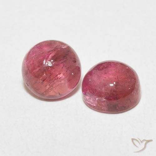 Pedras preciosas de Turmalina ponche de frutas vermelhas natural de 2.69 ct, Redondo, Transparente