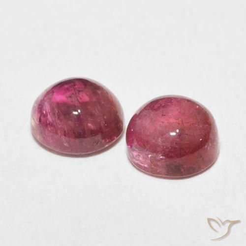 Pedras preciosas de Turmalina ponche de frutas vermelhas natural de 2.69 ct, Redondo, Transparente