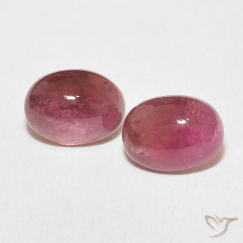 3.19ctw Natural Dark PInk Turmalina, oval, Transparente