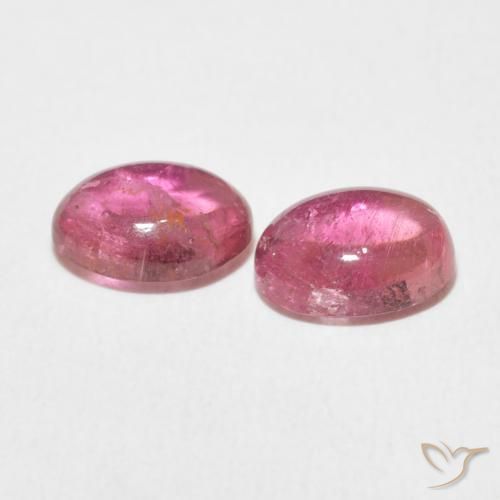 Pedras preciosas de Turmalina ponche de frutas vermelhas natural de 2.85 ct, oval, Transparente