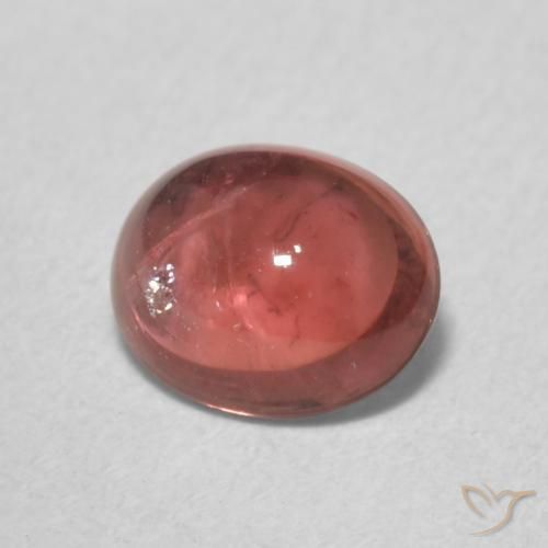Turmalina Rosa Profundo Natural 0.86ct, oval, Transparente