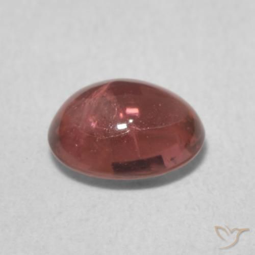 Turmalina Rosa Profundo Natural 0.86ct, oval, Transparente